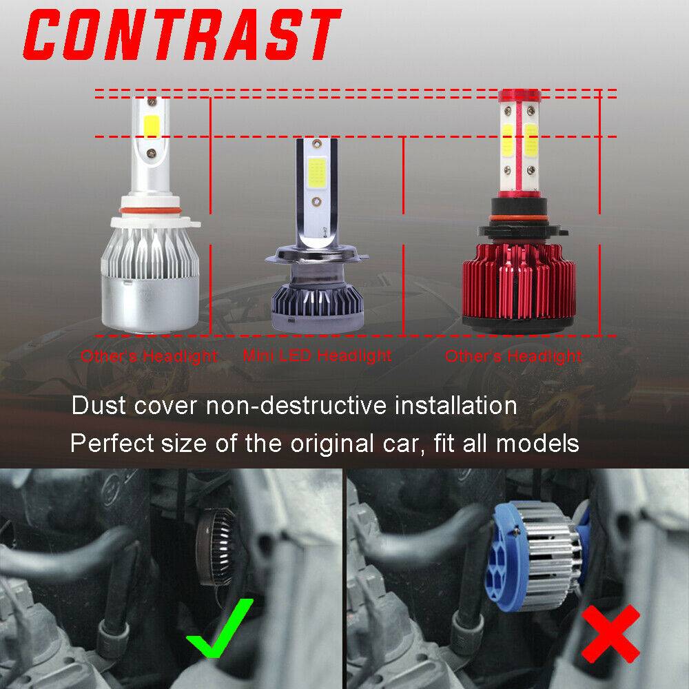 Ultra Bright H7 LED Headlight Kit Super Blue High Performance