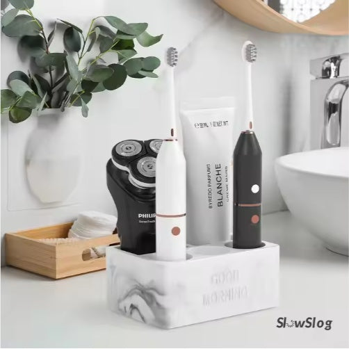 Premium Toothpaste Holder Bathroom Organizer for Electric Brushes