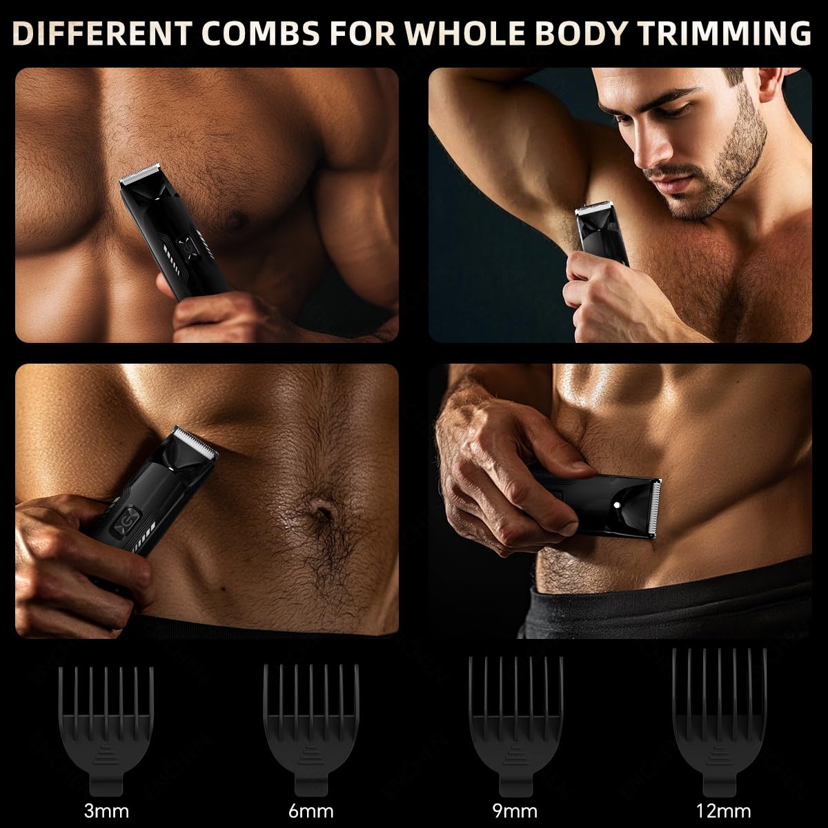 Spark3 Body Hair Clipper Waterproof Grooming Trimmer