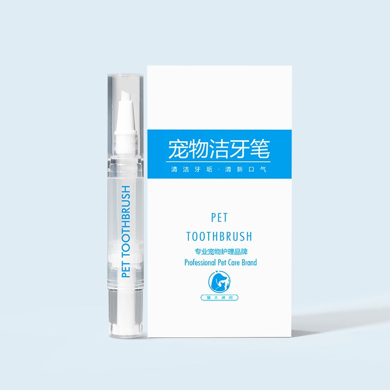 Pet Toothbrush Pen for Teeth Cleaning and Fresh Breath Care