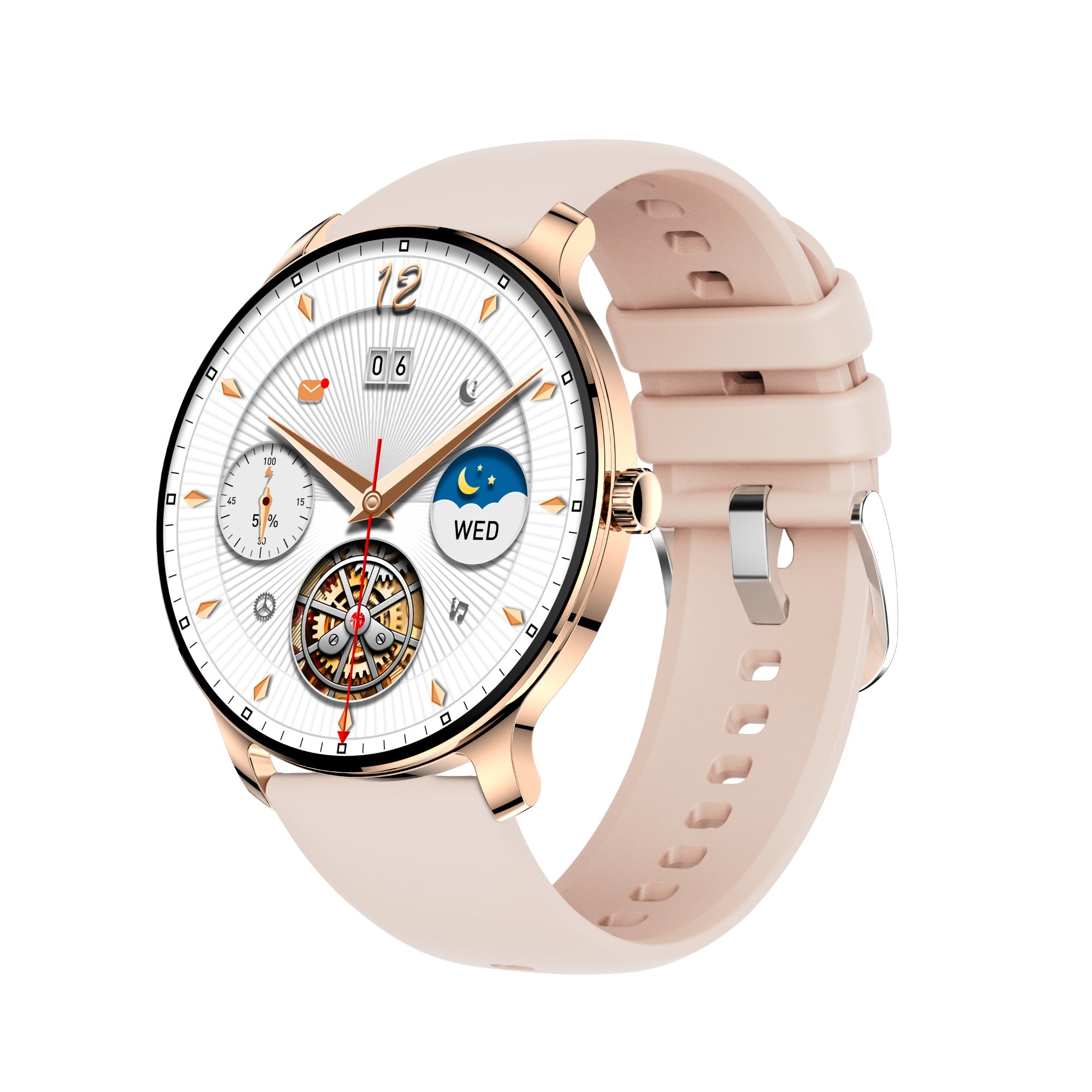 Ultra Slim Smartwatch for Men Women AMOLED Fitness Watch IP67 Waterproof