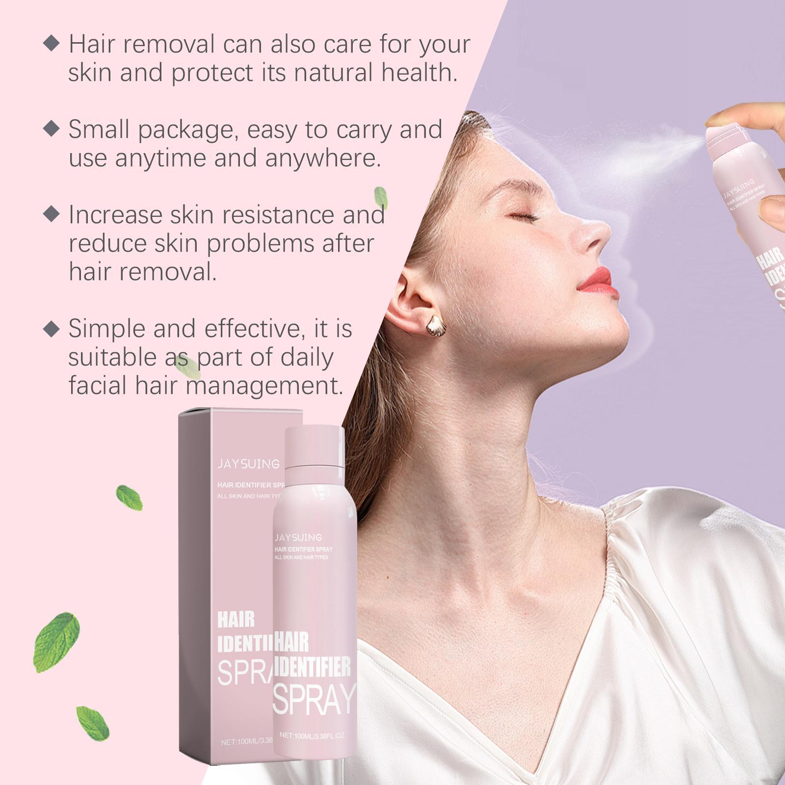 Gentle Facial Hair Removal Spray for Smooth and Clean Looking Skin