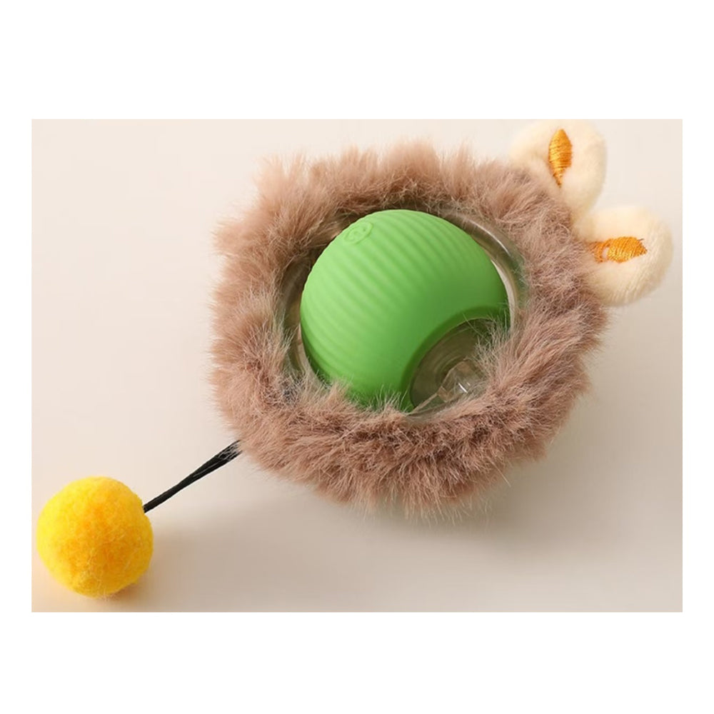 Interactive Rolling Cat Ball Toy for Active Play and Mental Stimulation