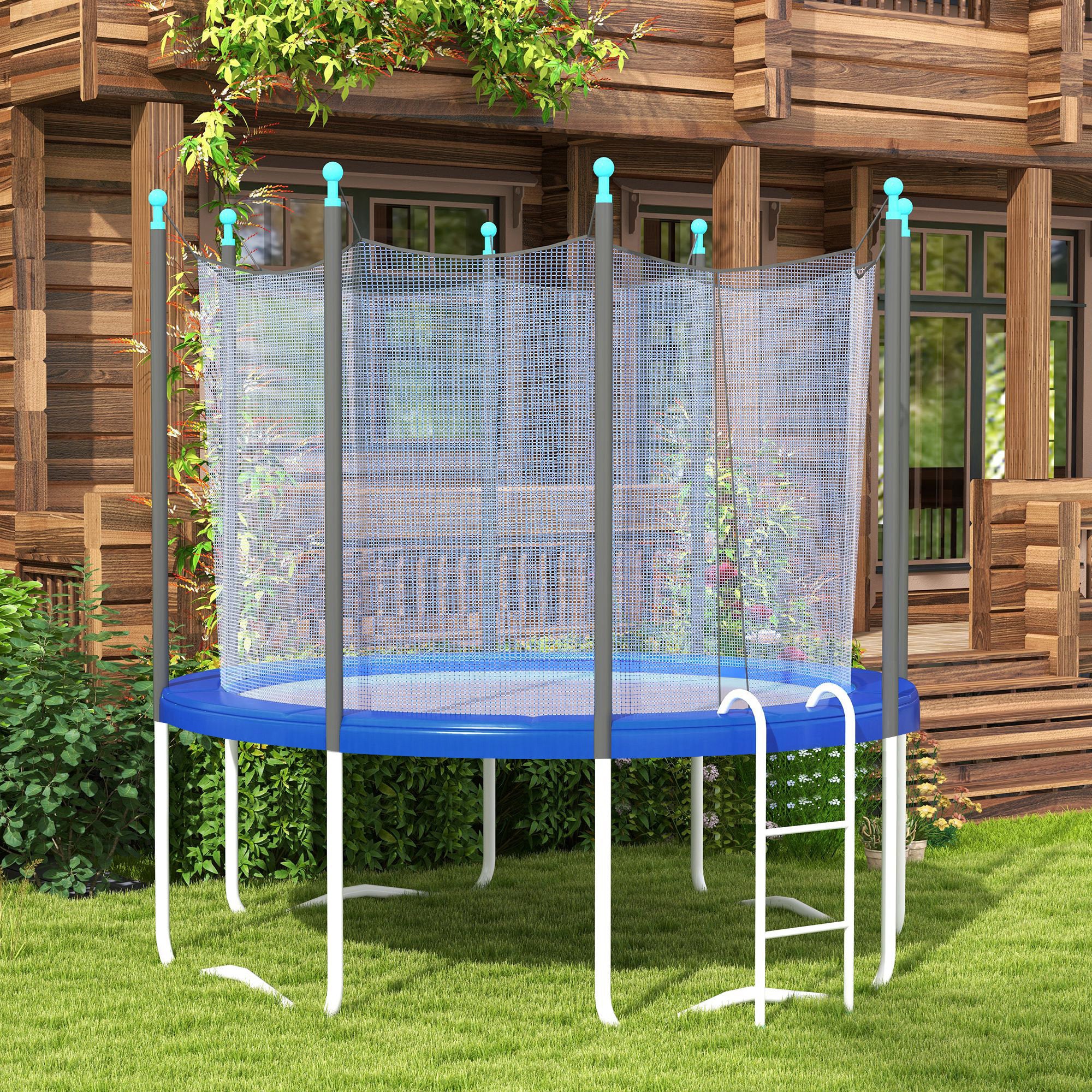 All-Weather 12FT Blue Trampoline Spring Cover Safety Pad Replacement