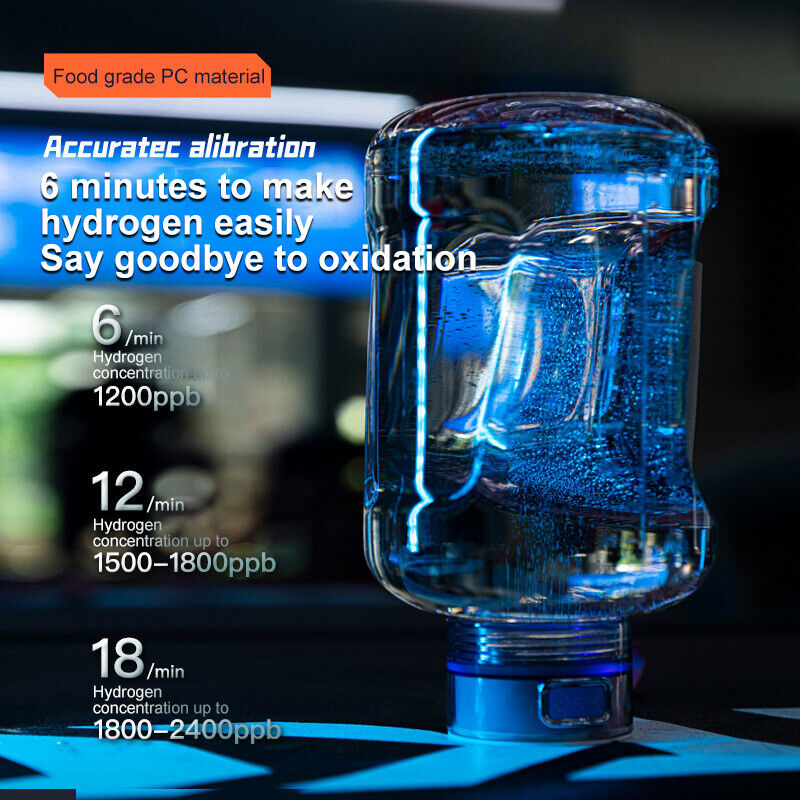 Portable Hydrogen-Rich Water Generator Bottle
