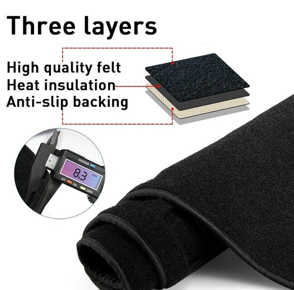 Dashboard Dash Cover Mat for Chevy Silverado Tahoe 2007–2014