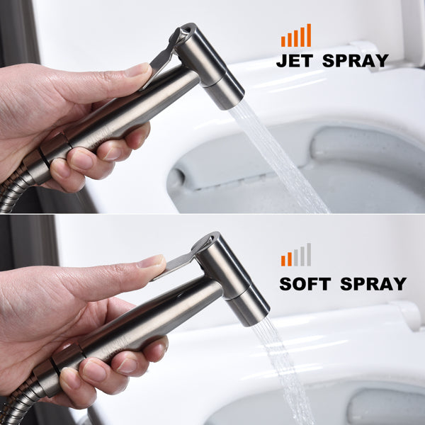 Premium Stainless Steel Toilet Spray Gun Handheld Bidet Sprayer