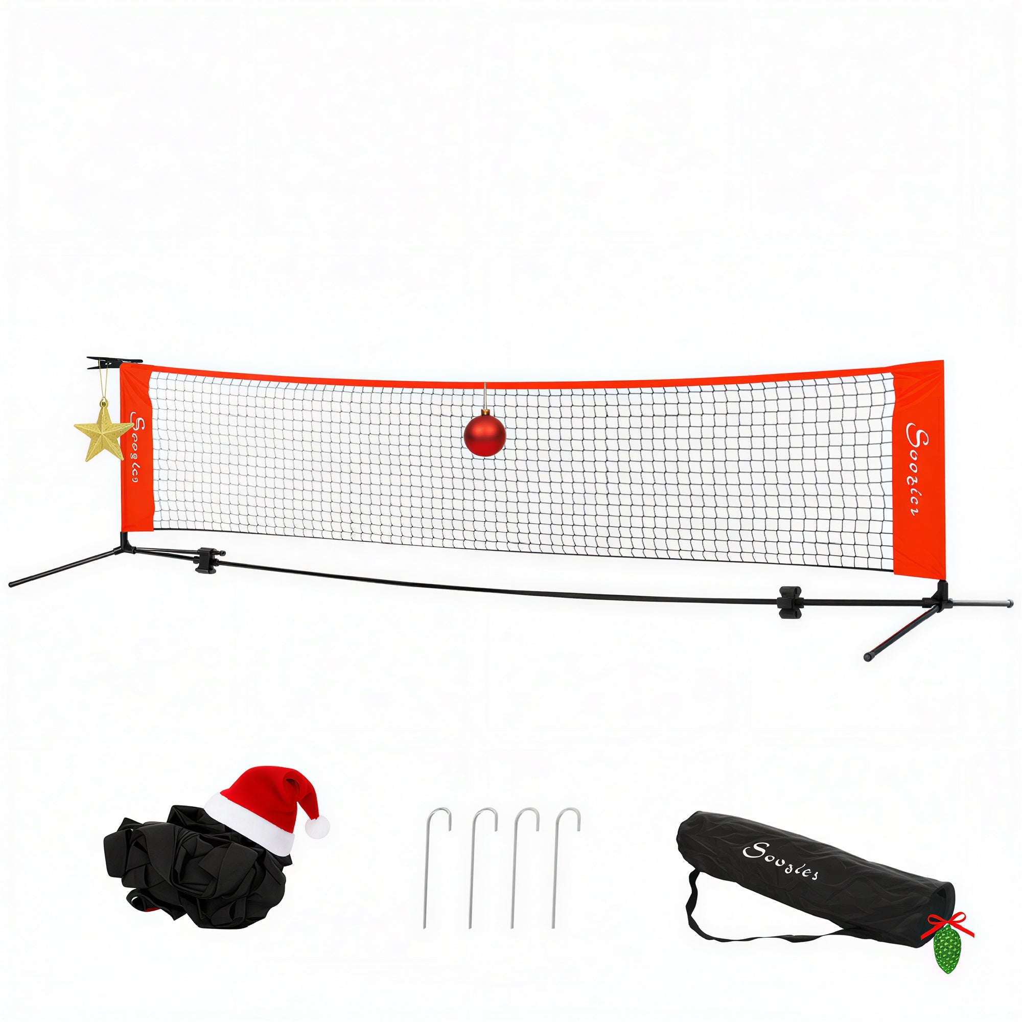 Portable Multi-Sport Net with Sidelines & Quick Setup Design