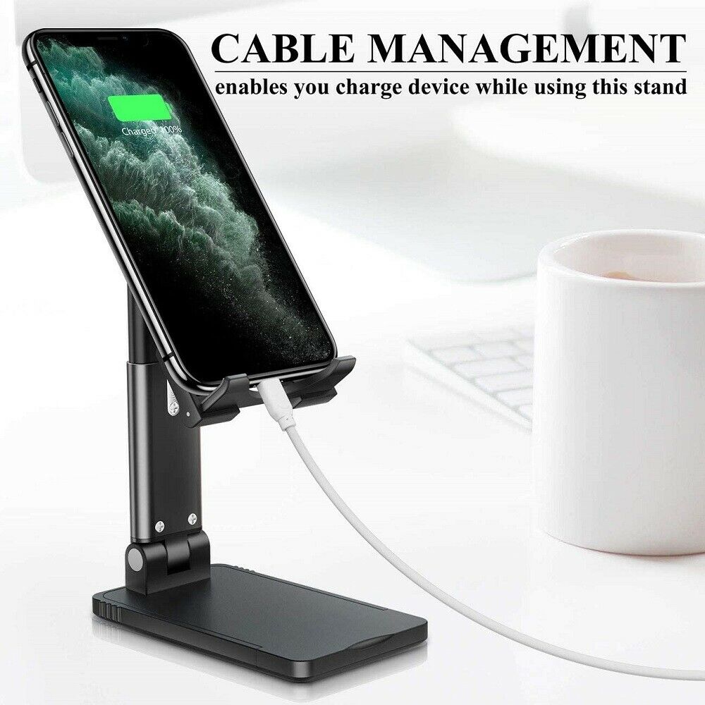 Adjustable Desktop Tablet and Mobile Phone Holder Foldable Stand