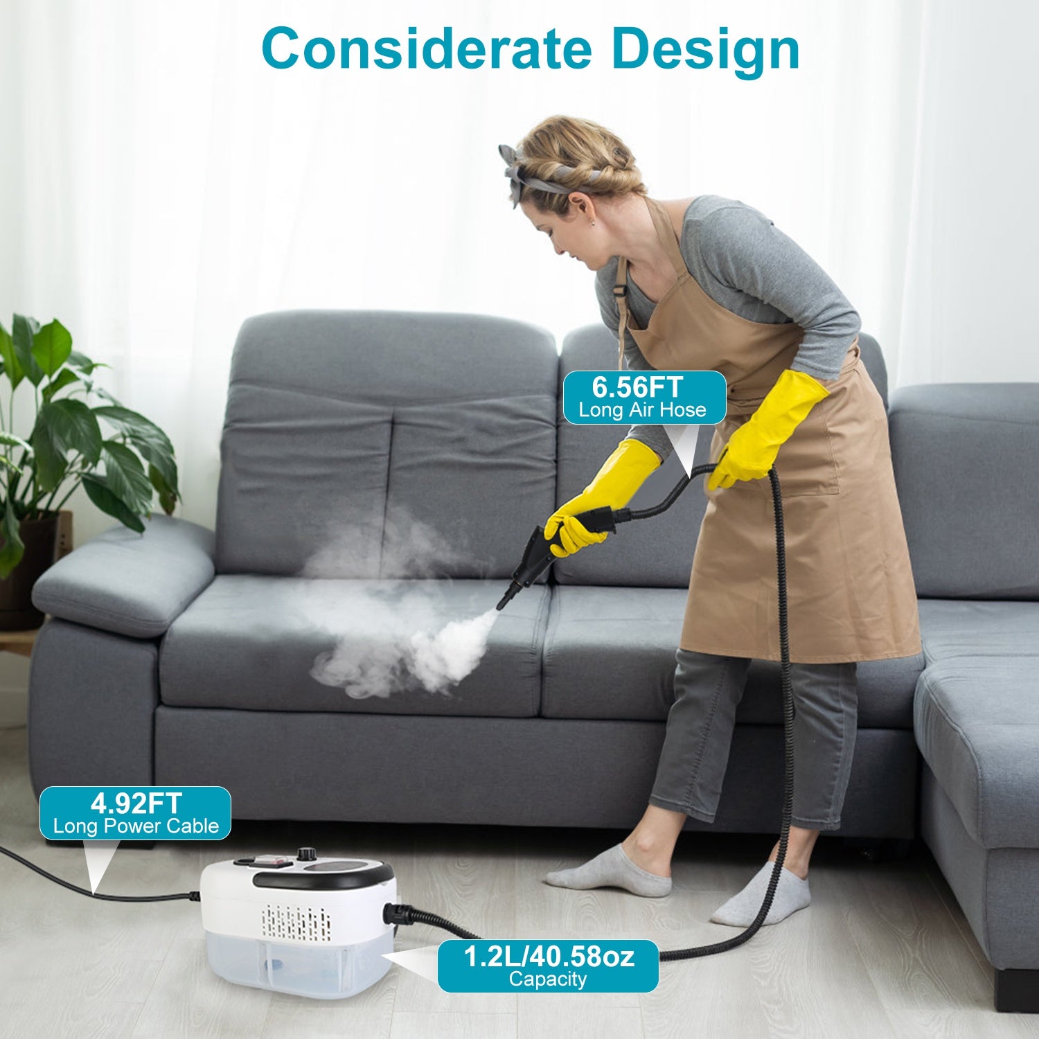 2500W Handheld Steamer Cleaner High Pressure Steam Machine
