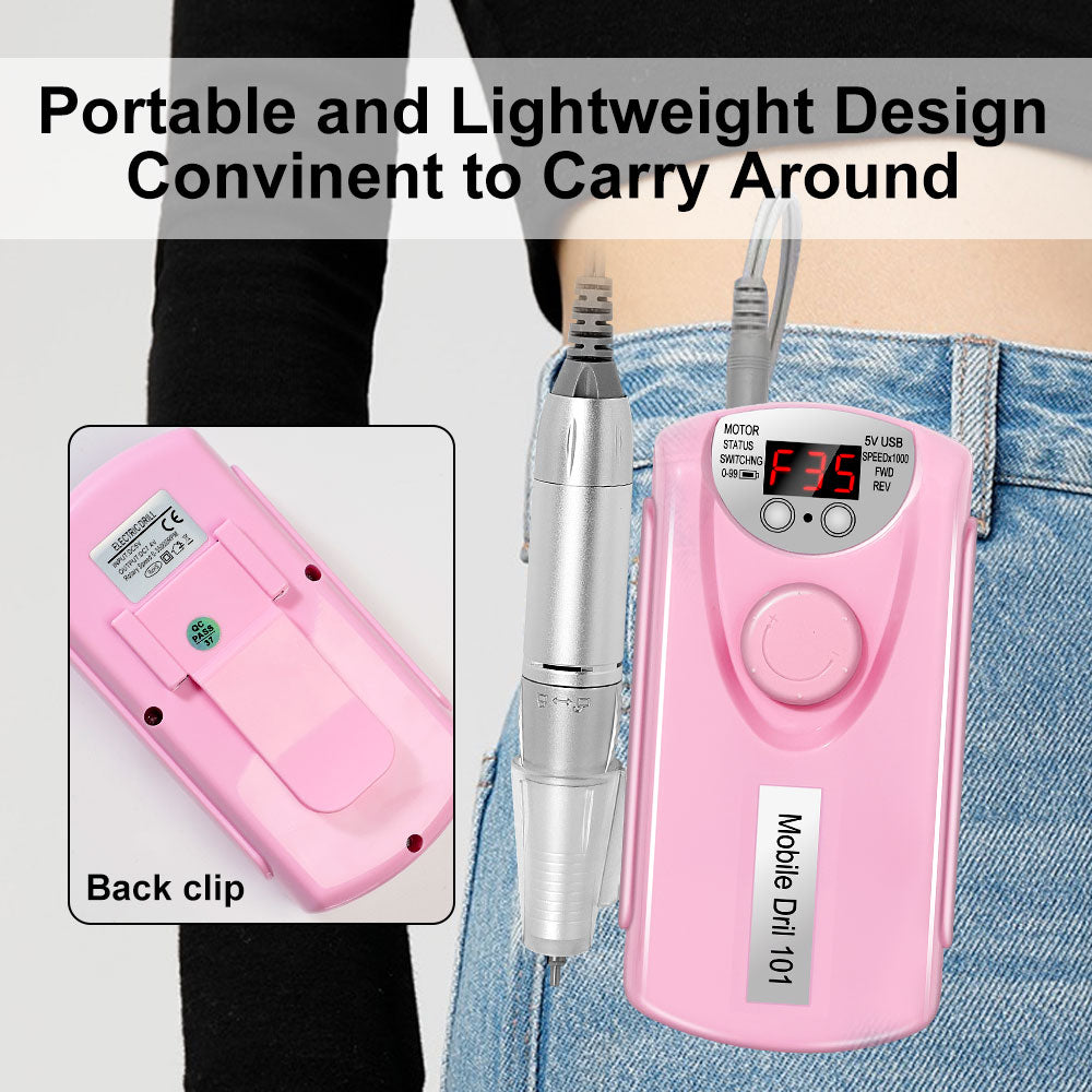 Professional 35000 RPM Rechargeable Nail Drill