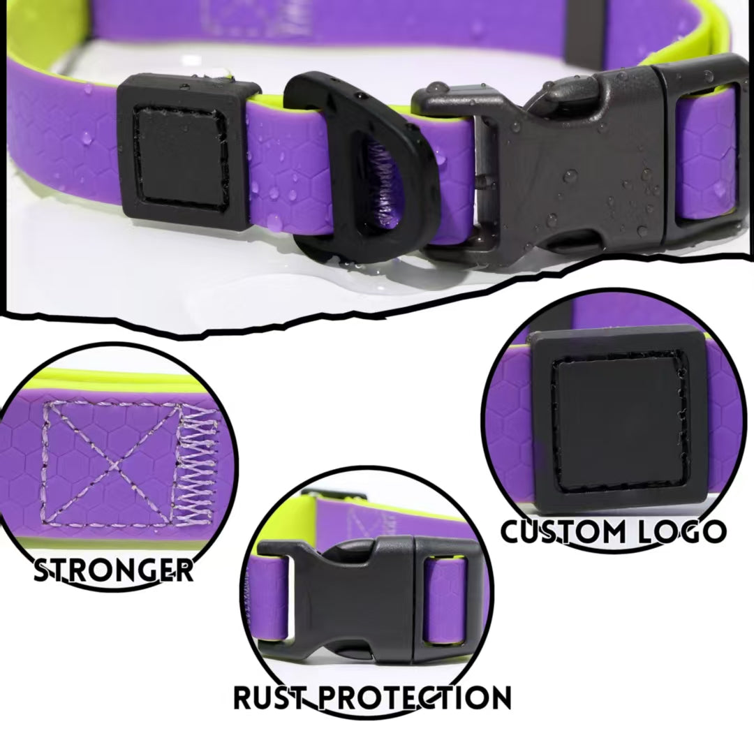 Honeycomb Embossed Dual-Color Pet Leash Set for Stylish Control