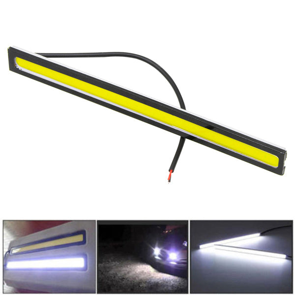 17cm COB LED Daytime Running Light White 12V Waterproof