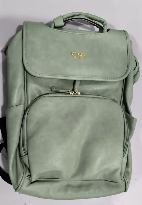 Large Capacity PU Shoulder Backpack Multifunctional Travel School Bag