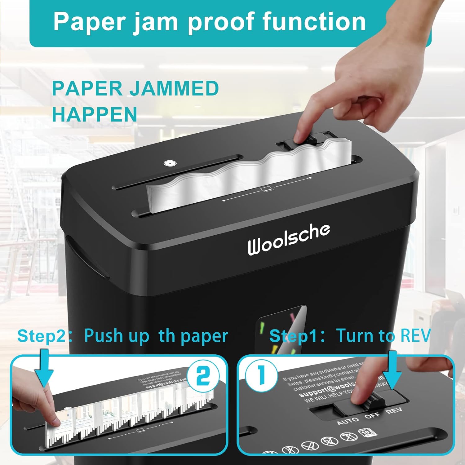 10 Sheet Crosscut Paper Shredder P4 Security CD Card Shredder