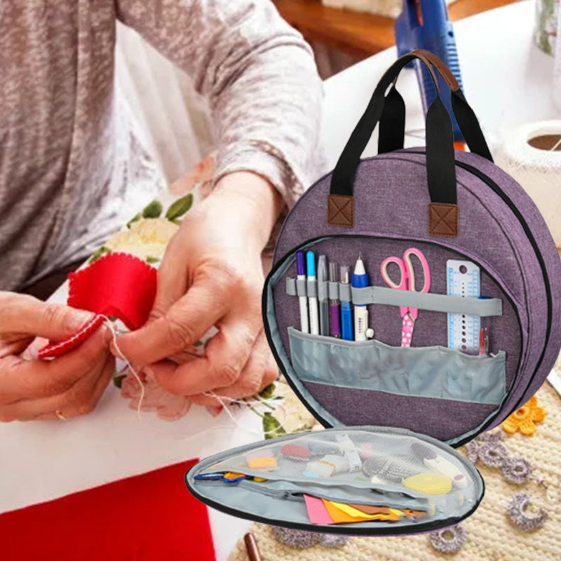 Ladies Embroidery Tool Storage Tote Bag Organizer Large Capacity Sewing Bag