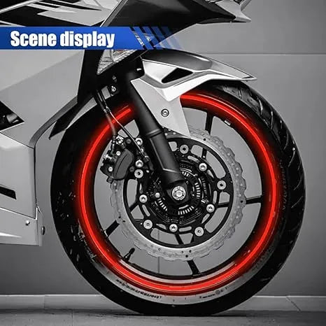 High-Visibility Reflective Rim Stripe Stickers for Safety & Style