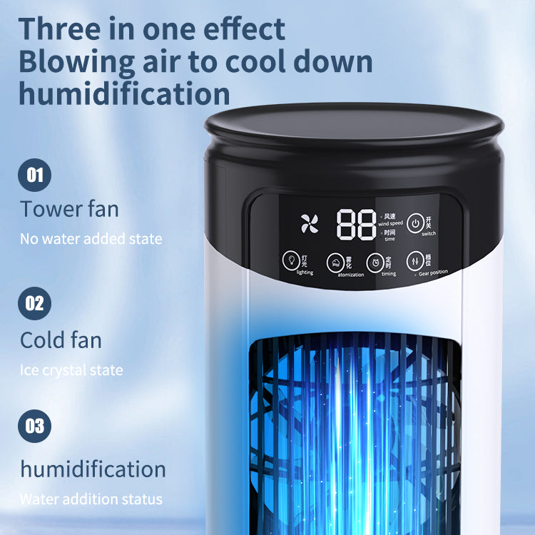 Desktop Air Cooler Portable Mini Cooling Fan USB Powered