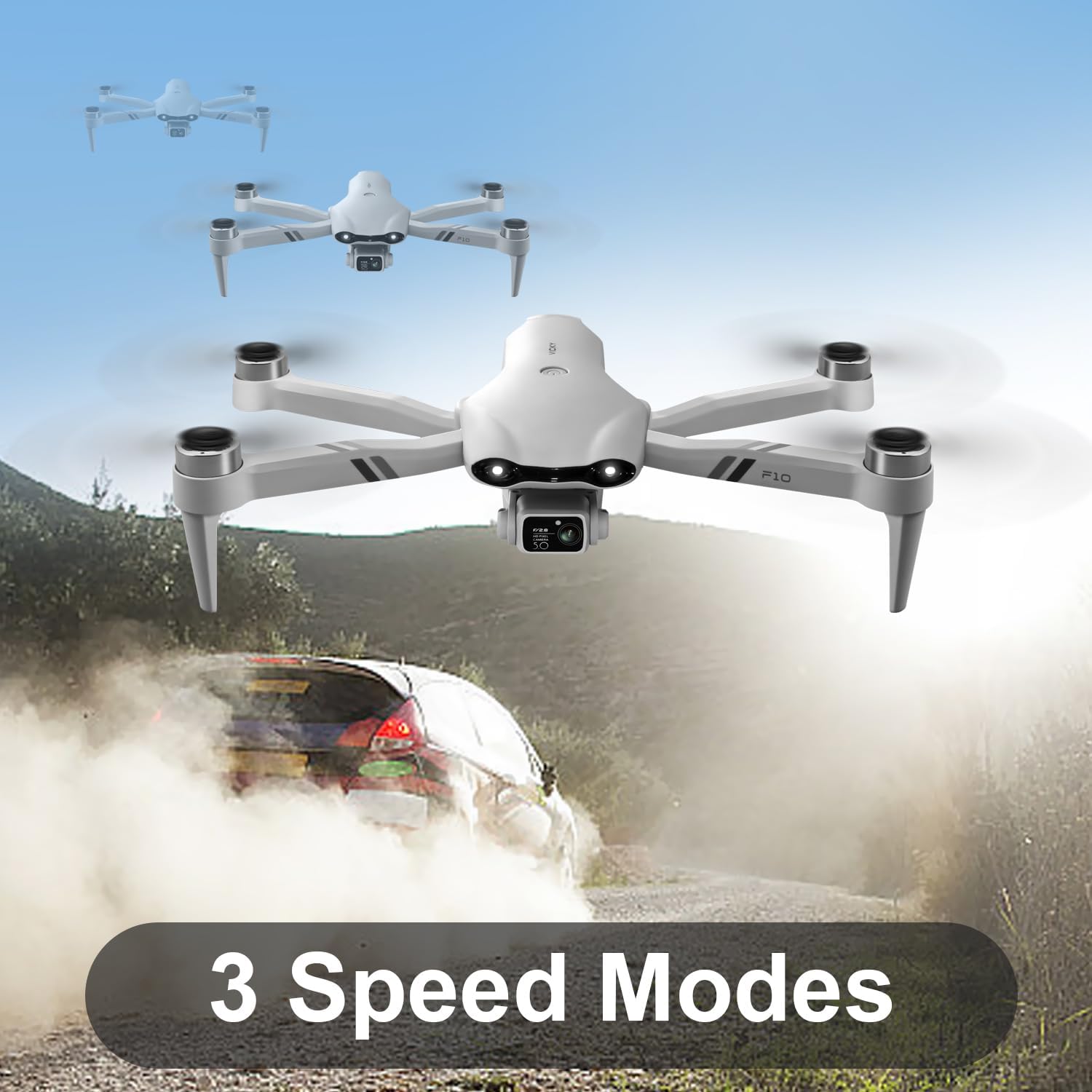 F10 Foldable Drone 1080P WiFi FPV Camera RC Quadcopter