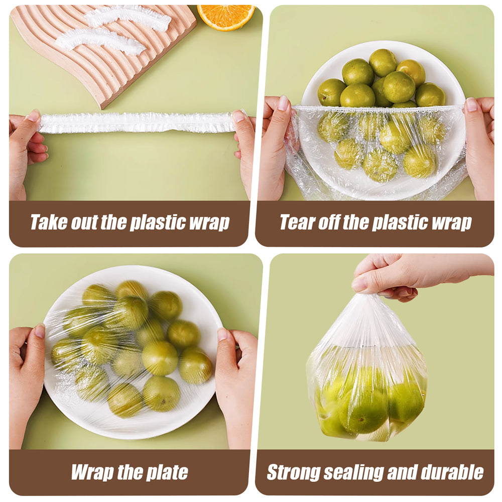 Reusable Elastic Food Cover Set Stretchable Bowl Storage Covers