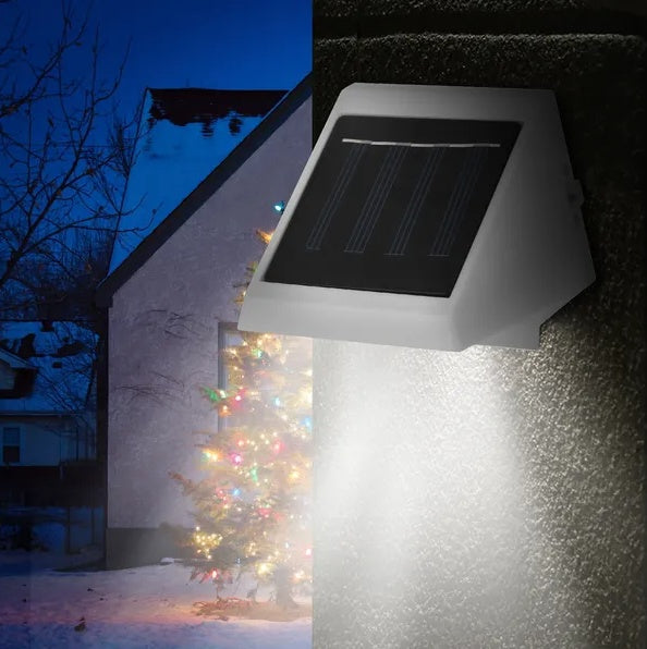 Solar Stair Lights LED Dusk to Dawn Waterproof Outdoor