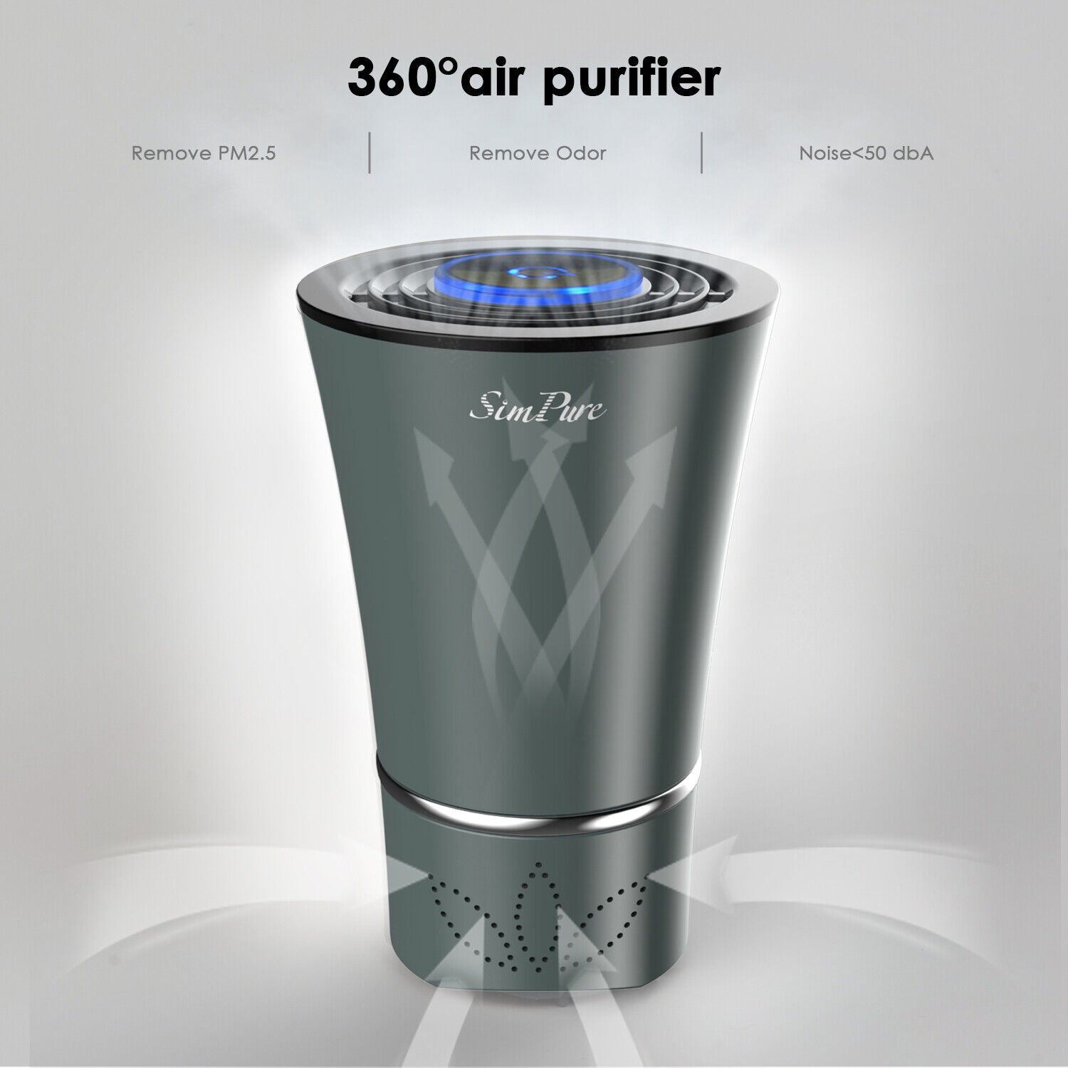 Mini Portable Air Purifier with True HEPA Filter