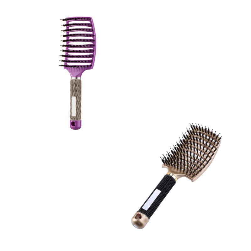 Bristle & Nylon Hair Brush for Detangling and Scalp Massage