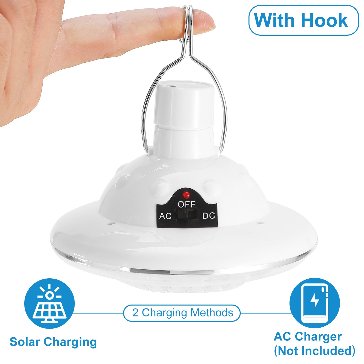 High Power Solar Camping Lantern Remote Control Waterproof Light
