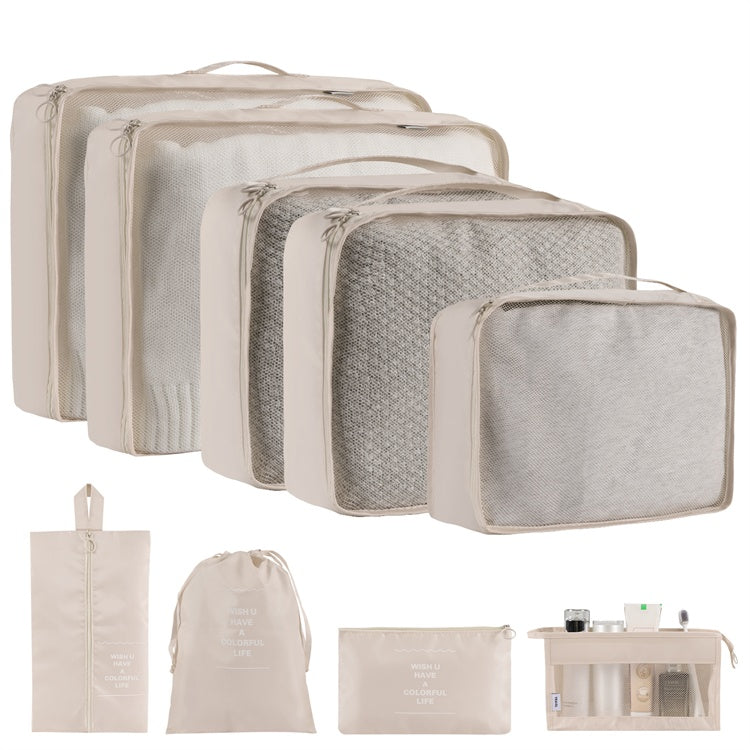 Minimalist Solid Color Storage Bag for Home Organization