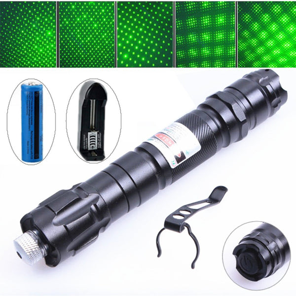 532nm Green Laser Pointer Pen Rechargeable Visible Beam Light