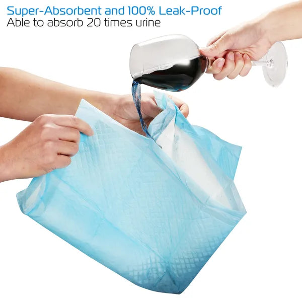 Ultra Absorbent Puppy Training Pads – Quick-Dry Leak-Proof Potty Pads for Dogs & Cats (50 Count)
