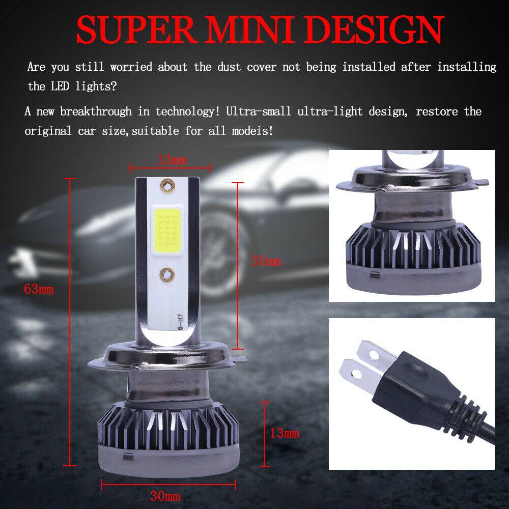 Ultra Bright H7 LED Headlight Kit Super Blue High Performance