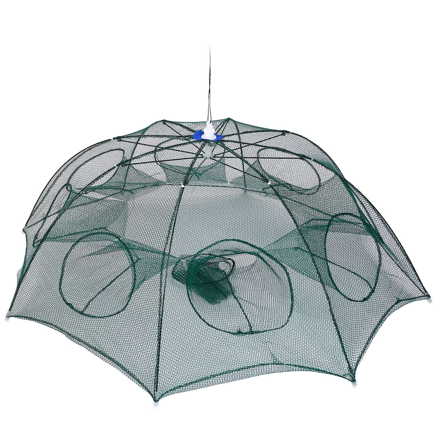 Foldable Automatic Fishing Trap Net for Crab Shrimp Minnow
