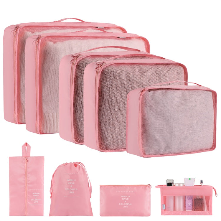 Minimalist Solid Color Storage Bag for Home Organization