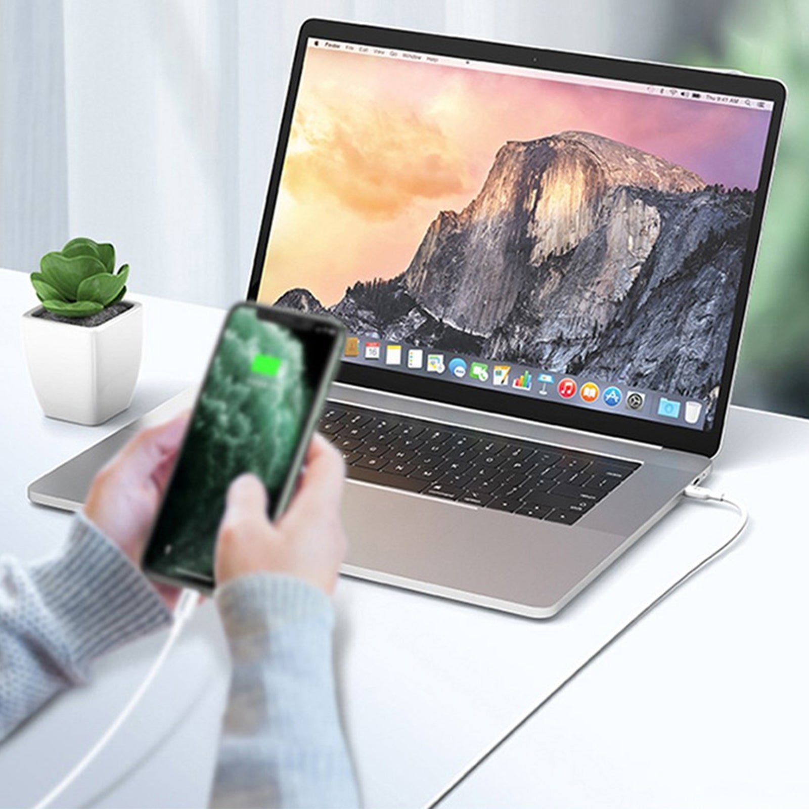PD Fast Charging Cable White High Speed Power Delivery Cable