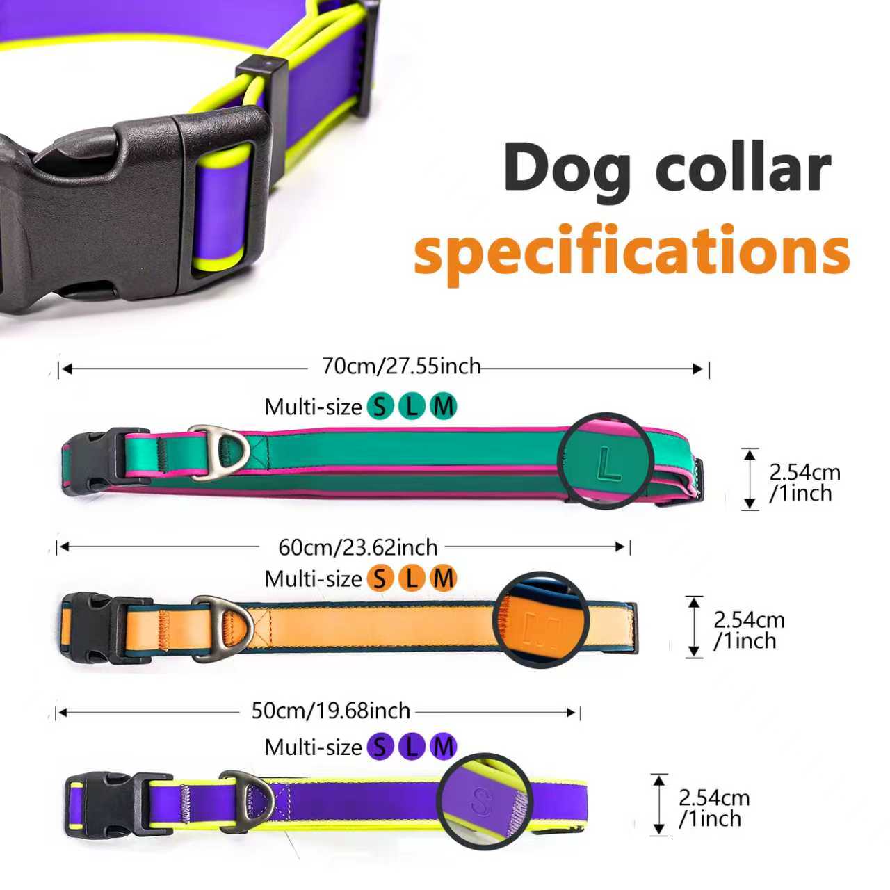 Premium Tactical Dog Collar Adjustable Durable Control Training