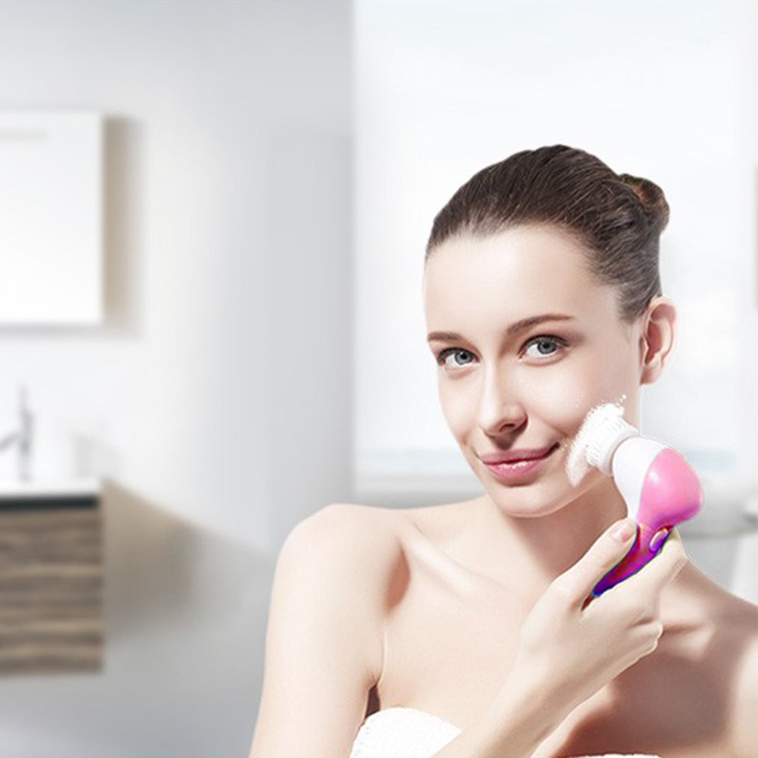 Ultimate Facial Cleansing Brush Set for Deep Clean & Glowing Skin