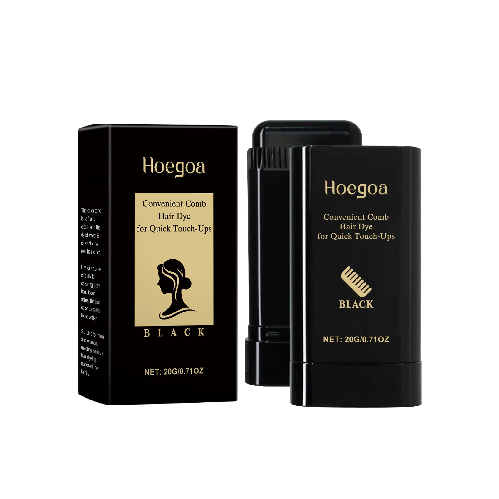 Long-Lasting Hair Color Stick for Gray Coverage & Smooth Finish