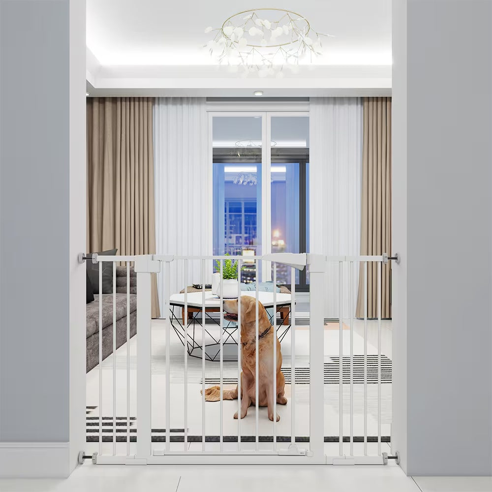Ultimate High White Child Safety Gate with Extensions