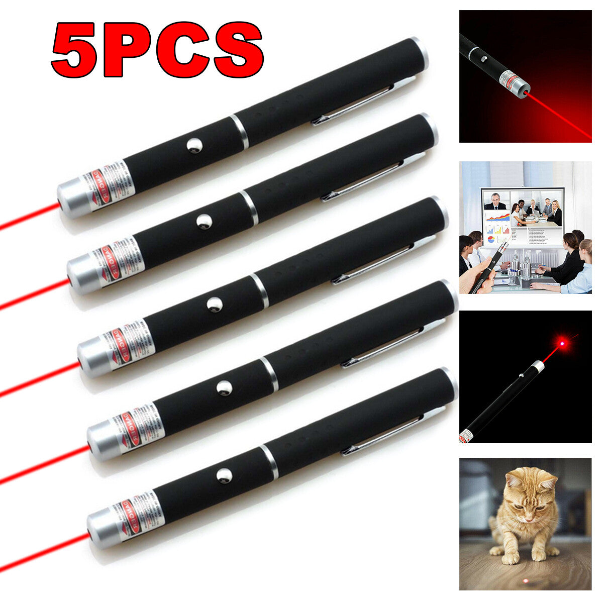 Ultra Bright Red Laser Pointer Pen Teaching Presentation Light