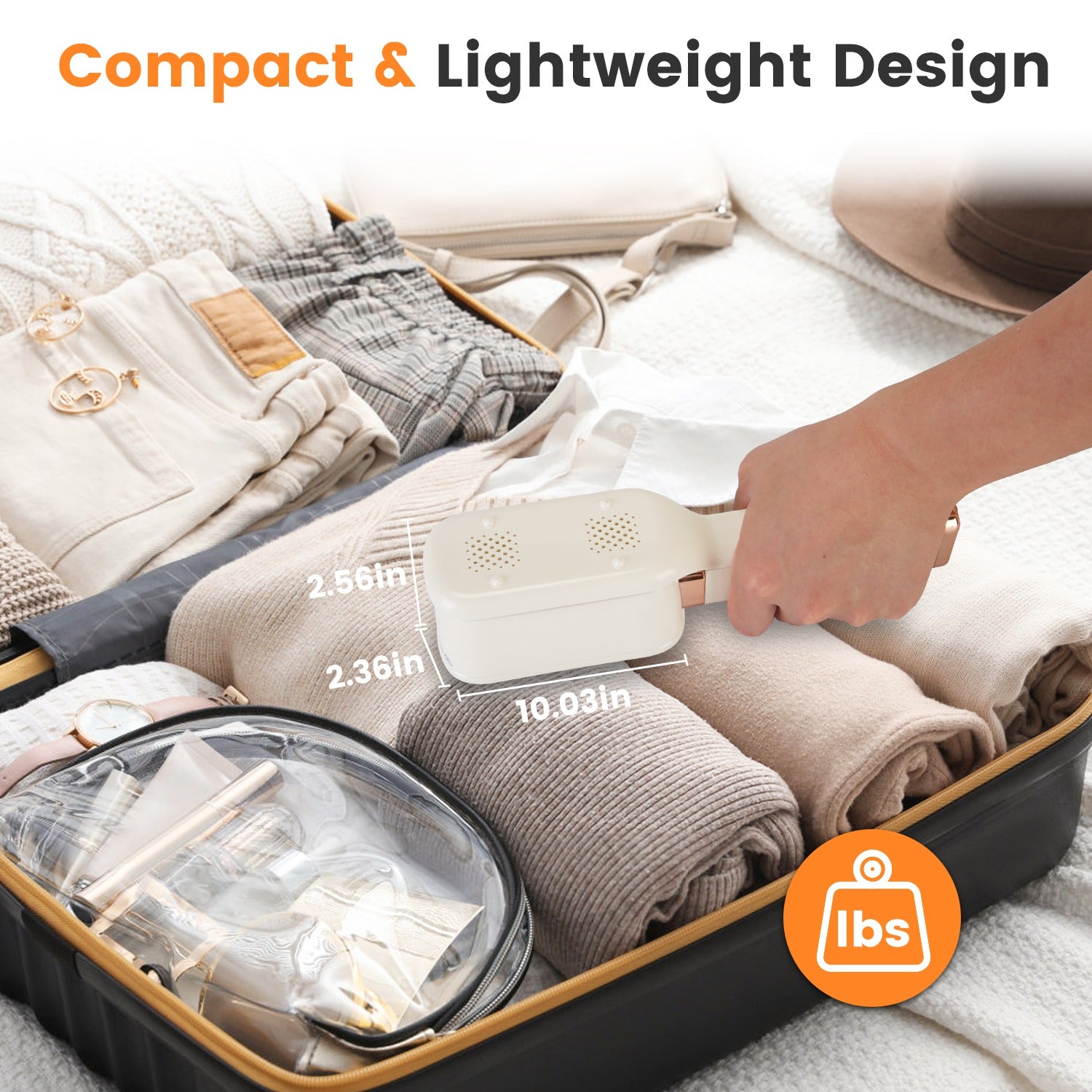 Powerful 3 in 1 Steam Iron Portable Travel Garment Steamer