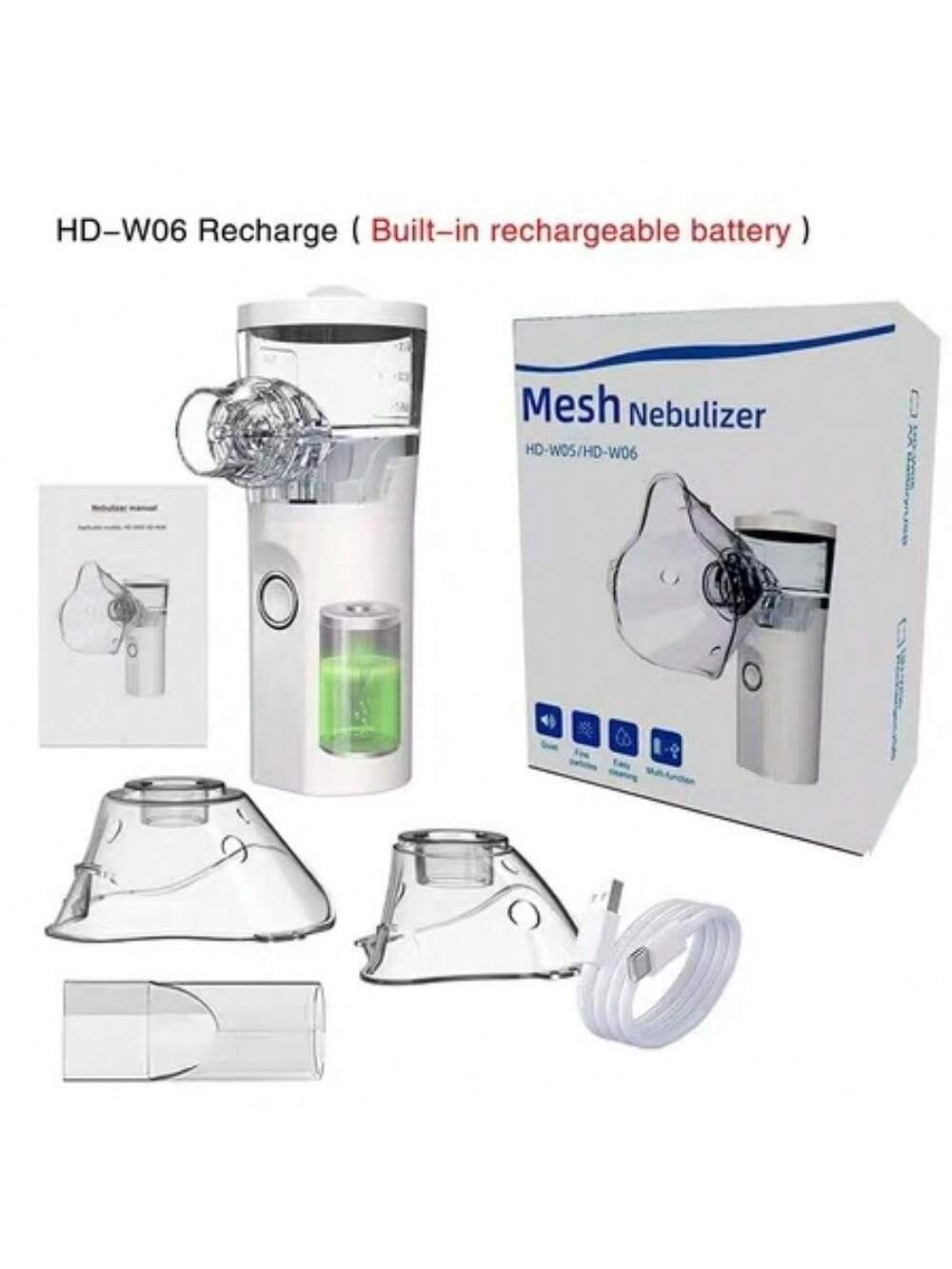 Portable Facial Hydration Nebulizer Rechargeable Mist Sprayer
