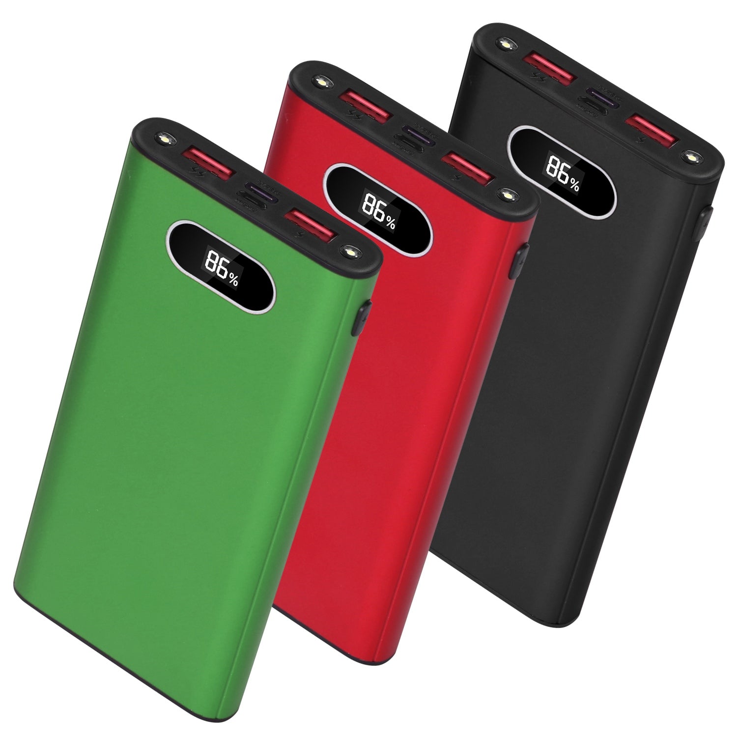 20000mAh Power Bank 22.5W Fast Charging LED Portable Charger