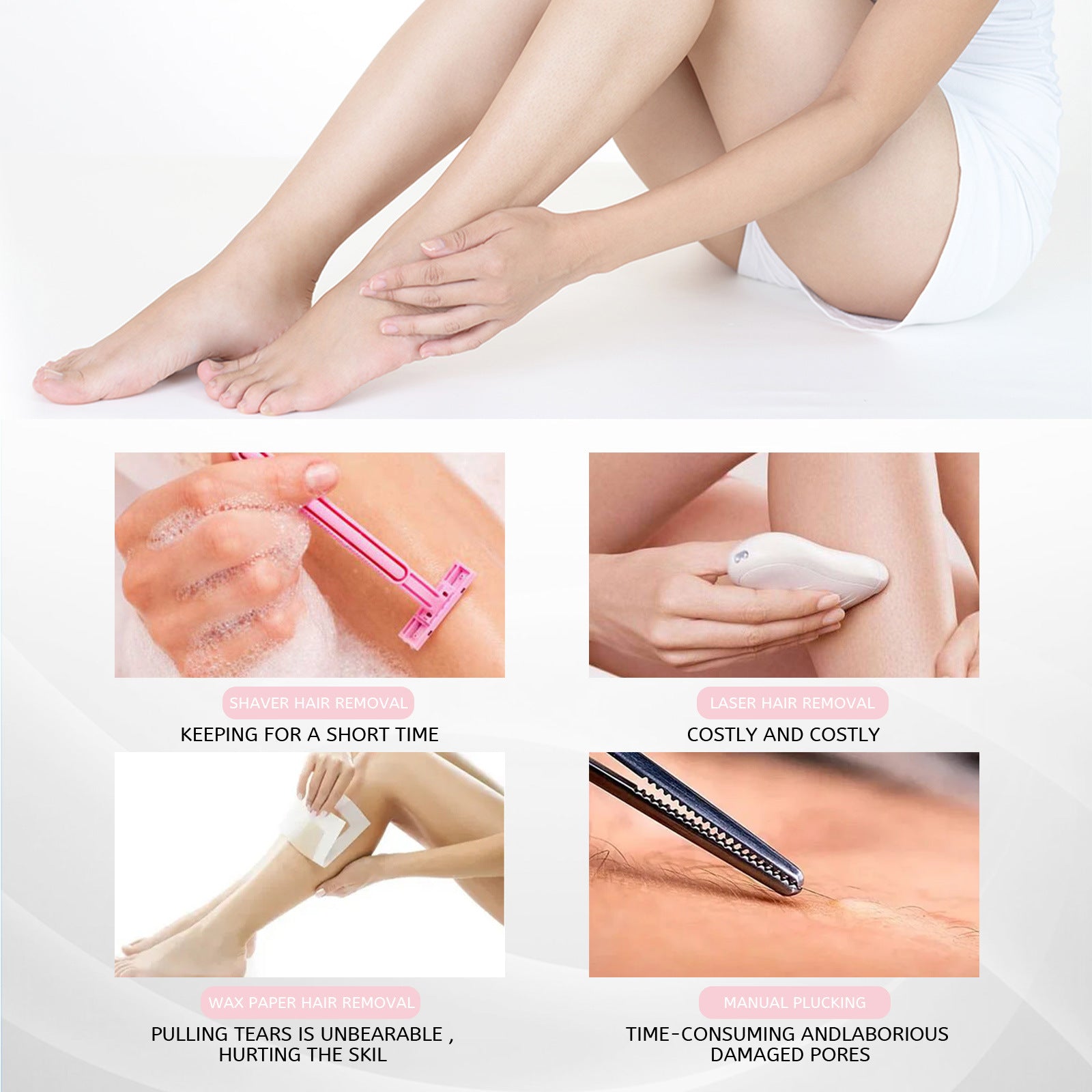 Hair Removal Spray for Smooth Skin and Gentle Depilatory Care