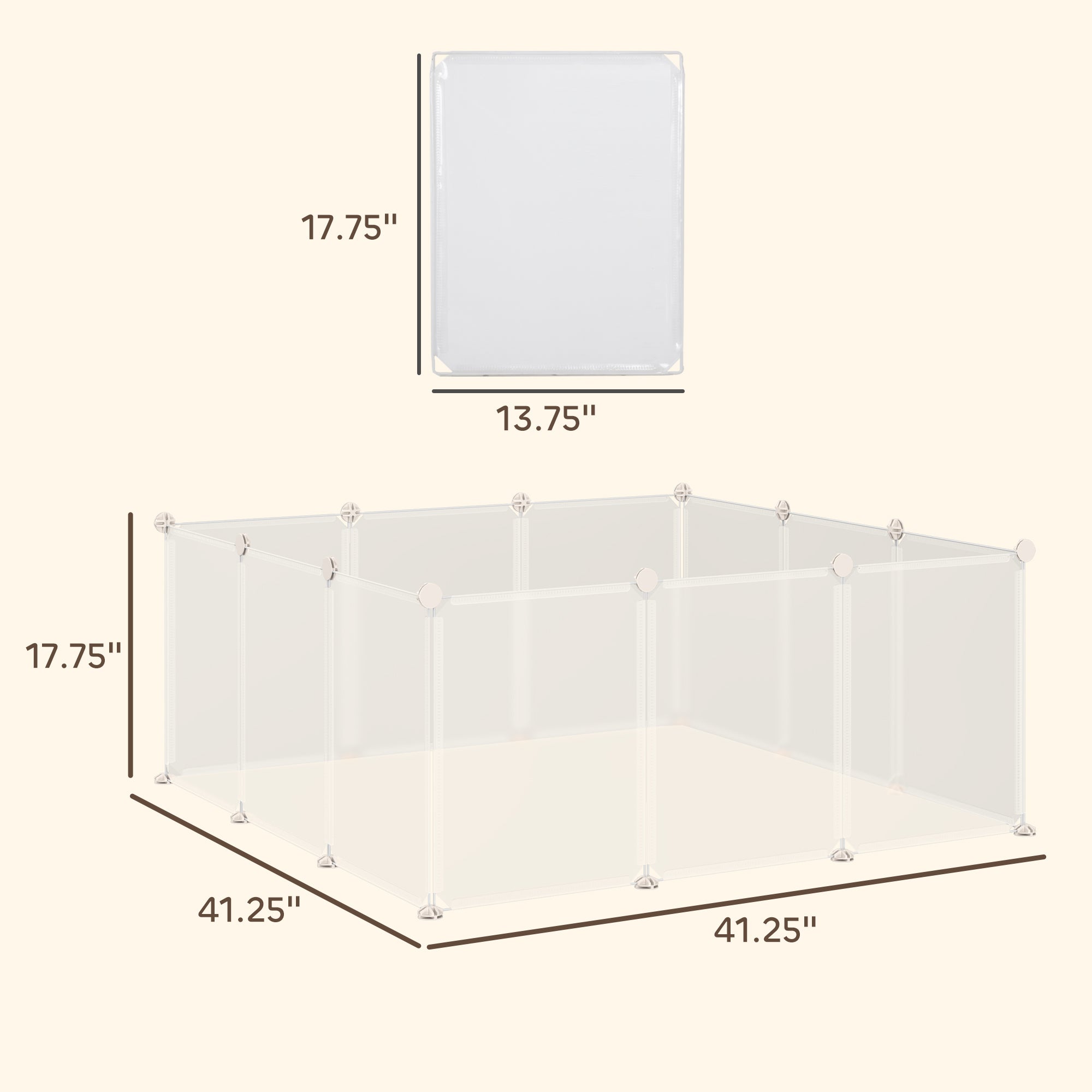 Premium DIY Pet Playpen Portable Small Animal Enclosure