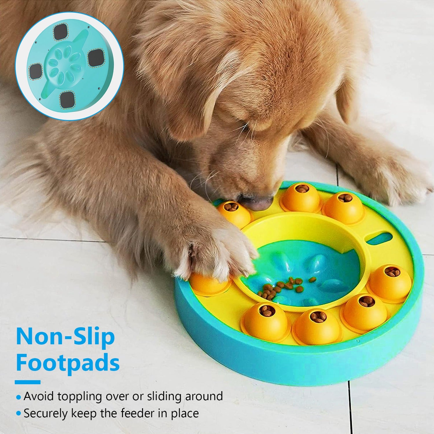 Smart Dog Puzzle Feeder Interactive IQ Training Treat Toy