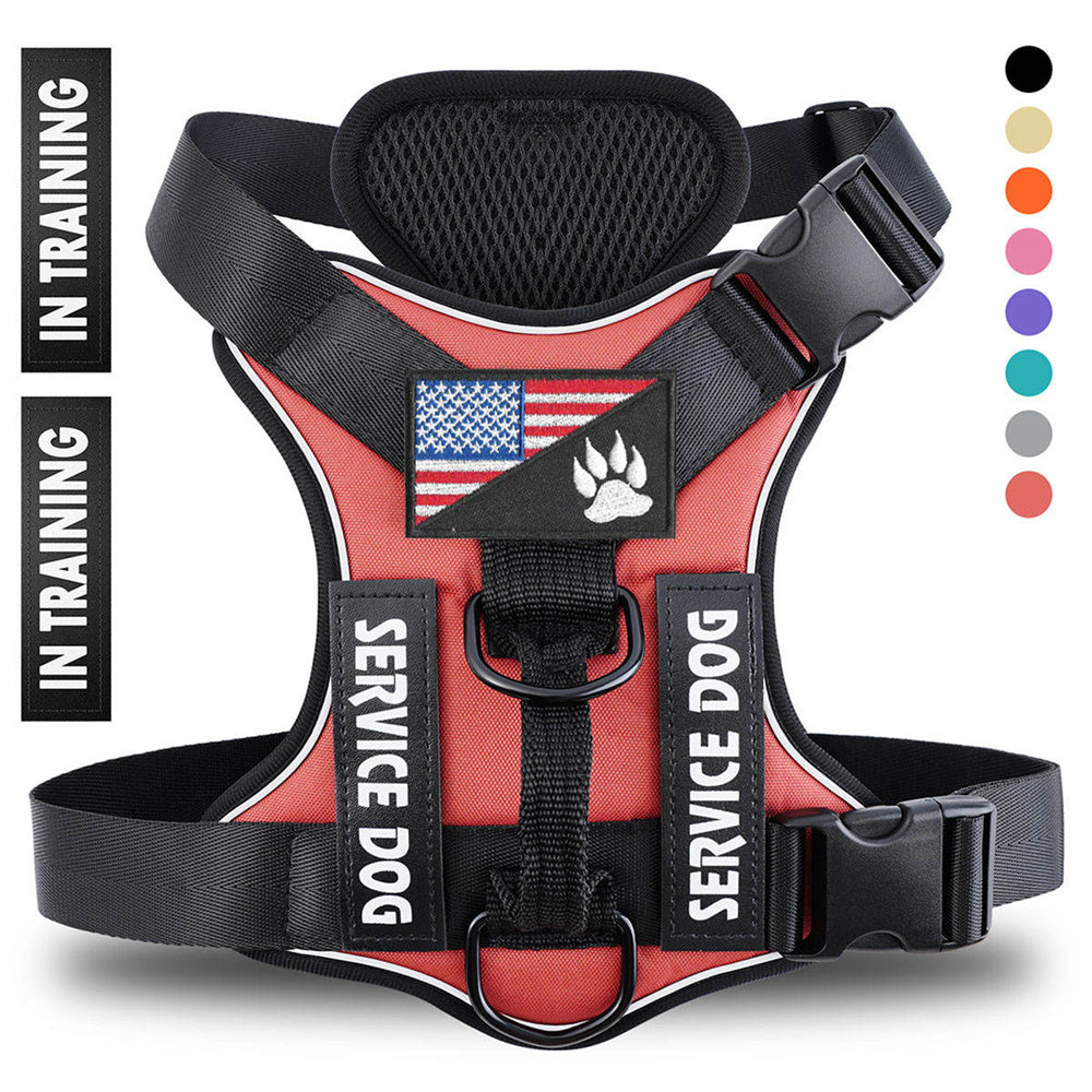 Premium Reflective Dog Harness Breathable Polyester Strap