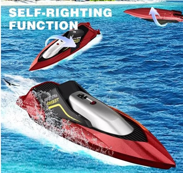 4DRC S5 RC Boat 2.4GHz 20MPH Racing Boat for Pools and Lakes