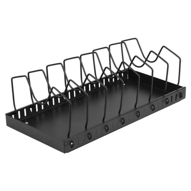 Pull Out Pot And Pan Organizer With Adjustable Dividers