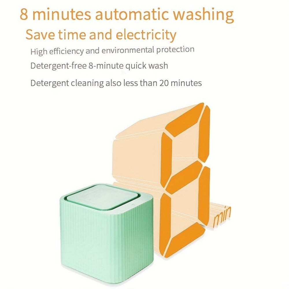 Fully Automatic Mini Washing Machine Portable Small Laundry